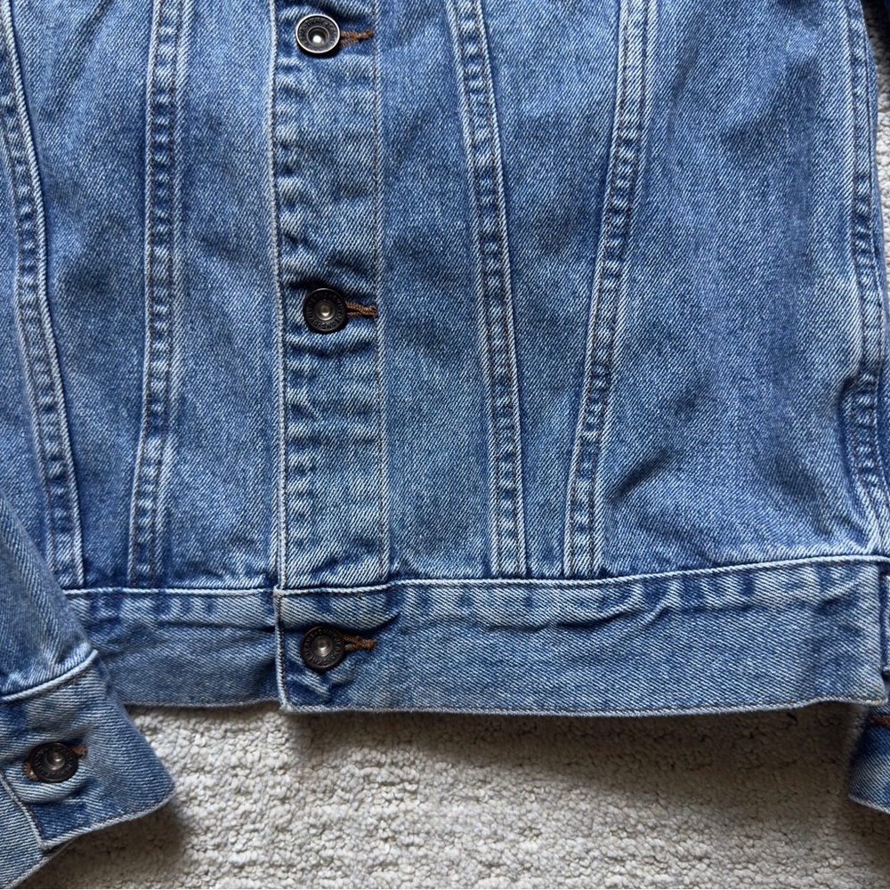 VIntage 90's DKNY Jeans Fitted Denim Jacket - Picture 6 of 9